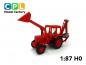 Preview: Traktorbagger MTS82 Frontlader – rot Fahrstellung